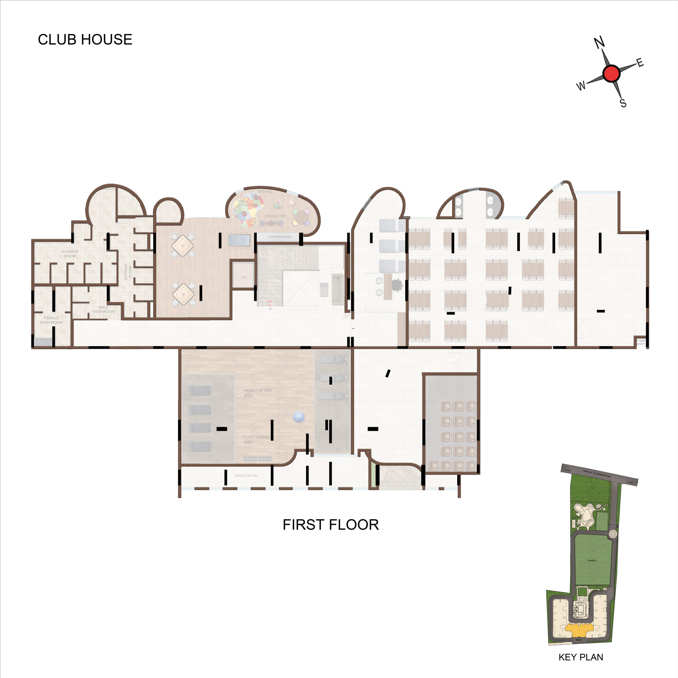 CLUBHOUSE FIRST FLOOR PLAN
